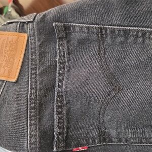 Levi's Black Middle Ankle Boot Cut